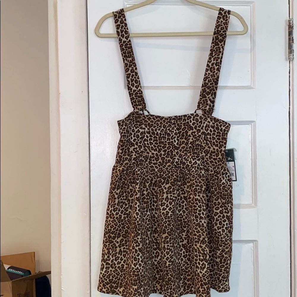 NWT✨Wild Fable Leopard Overall Skirt | Small
